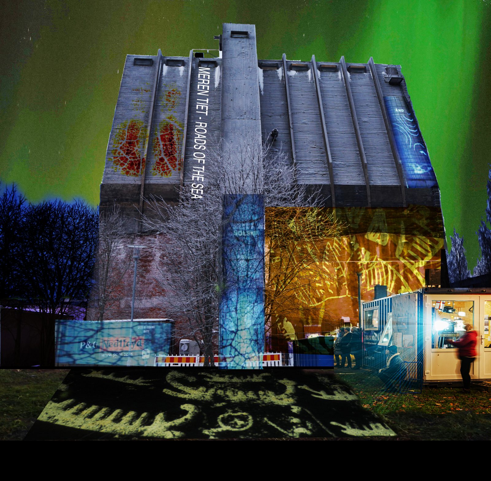 AaltoSiilo ja Meren tiet installaatio